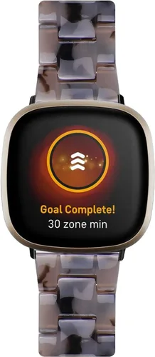Miniatura 3 de Correa de reloj de resina compatible con Fitbit Versa 4/Sense 2/Versa 3/Sense 1, pulsera brazalete de moda ligera y ajustable de repuesto
