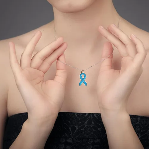 Miniatura 5 de WANDIC Colgantes de cinta, violencia doméstica, lupus, alzheimer, concientización sobre el cáncer de páncreas de aleación para la fabricación