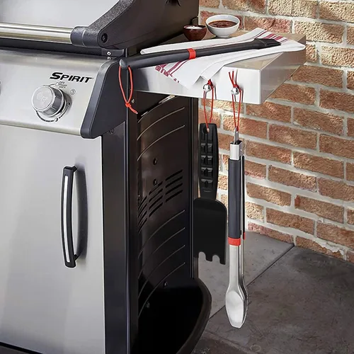 Miniatura 5 de XYK Paquete de 2 espátulas raspadoras para parrillas George Foreman de interior y otras parrillas interiores con ranuras, herramienta limpiadora