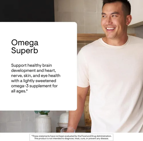 Miniatura 3 de THORNE - Omega Superb - Suplemento líquido de aceite de pescado con EPA y DHA - Apoya la salud del cerebro, la piel, las articulaciones