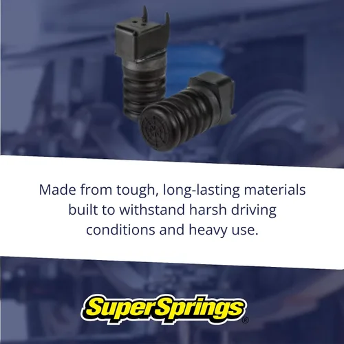 Miniatura 7 de SuperSprings SSR-117-47 SumoSprings negros traseros izquierdo y derecho se ajustan al F150 4x4 2009 2020 Reduce el hundimiento trasero, disminuye
