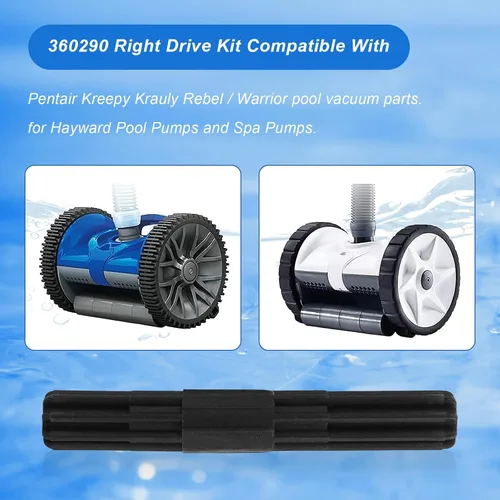 Miniatura 3 de Piezas de repuesto para limpiador de piscinas Pentair 360290 Rebel Right Drive Kit Rodamientos, para Pentair Rebel y Kreepy Krauly Warrior Limpiador