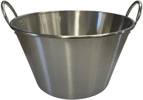 Miniatura 2 de Cazo - Sartén para freír de acero inoxidable de 27.5 pulgadas Caso Para Carnitas Comal