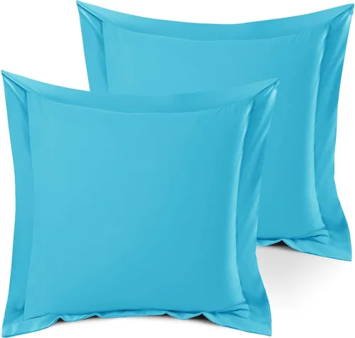 Miniatura 119 de Nestl Juego de 2 fundas tipo sham de almohada suaves - Fundas de almohada de microfibra de doble cepillado - Fundas de almohada de cama premium