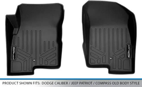 Miniatura 4 de MAXLINER Juego de alfombrillas de primera fila para Dodge Caliber 2008-2012
