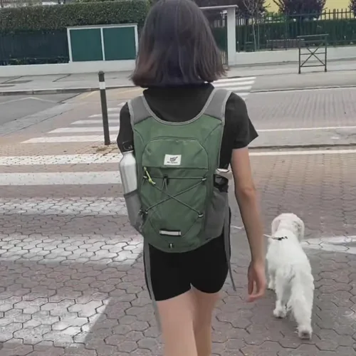 Miniatura 6 de SKYSPER Mochila de senderismo plegable - Mochilas de viaje transpirables pequeñas y ligeras de 10L/15L Verde