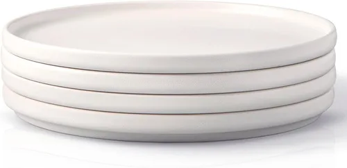 Miniatura 11 de AmorArc Juego de Platos de Cerámica para Cena y Ensalada, Set de 4, Juego de Platos de 8.5 Pulgadas con Esmalte Mate Reactivo, Postre, Ensalada