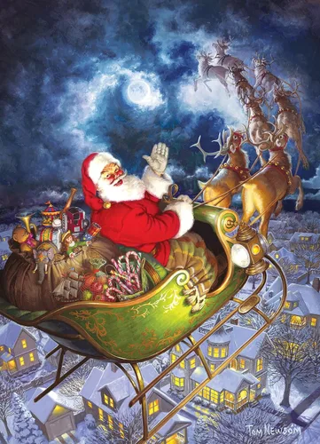 Miniatura 7 de Rompecabezas de 1000 piezas de Cobble Hill - Gatos navideños - Póster de muestra incluido