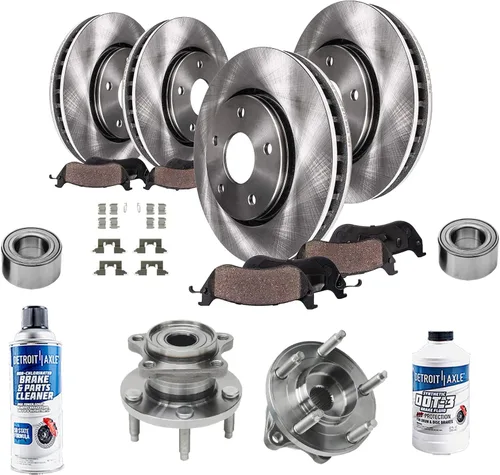 Miniatura 87 de Detroit Axle - Rotores de freno para Ford Mustang 2015 2016 2017 2018 2019 2020 2021 2022 2023 Rotores de freno de disco 2016 2017 2018 2019