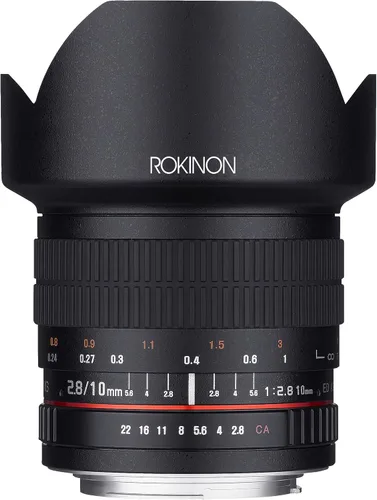Miniatura 5 de Rokinon - Lente ángulo ultra ancho 10 mm F2.8 ED AS NCS CS, tipo EF, para cámaras digitales Canon SLR.