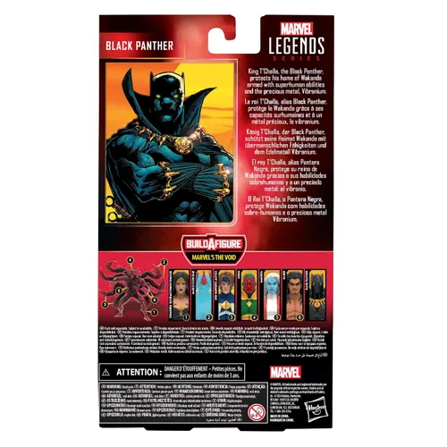 Miniatura 9 de Marvel Legends Series Black Panther, Figura de acción coleccionable de Comics de 6 pulgadas