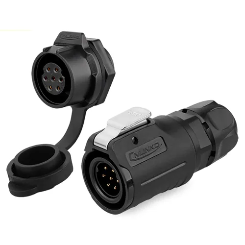 Miniatura 25 de CNLINKO Conector Circular de Panel IP68 M16 de Plástico de 3 Pines Macho y Hembra Eléctrico Impermeable Arnés de Cables Automático Soldadura