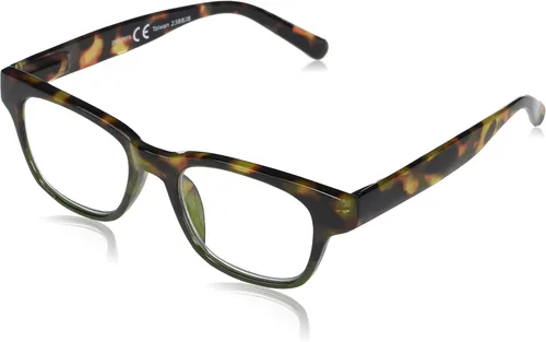 Miniatura 5 de Peepers by PeeperSpecs - Gafas de lectura cuadradas con bloqueo de luz azul para mujer Layover Tortuga gris/rosa