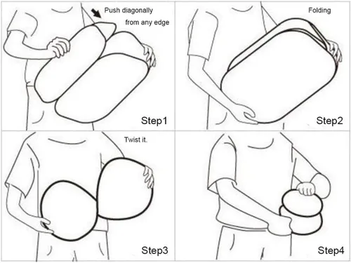 Miniatura 8 de Paquete de 2 cestas plegables de malla para la ropa sucia, cestas plegables para la ropa de baño, dormitorio universitario, viajes (gris)