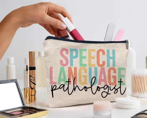 Miniatura 3 de IWXYI Bolsa de maquillaje para lenguaje del habla, Lenguaje del habla3