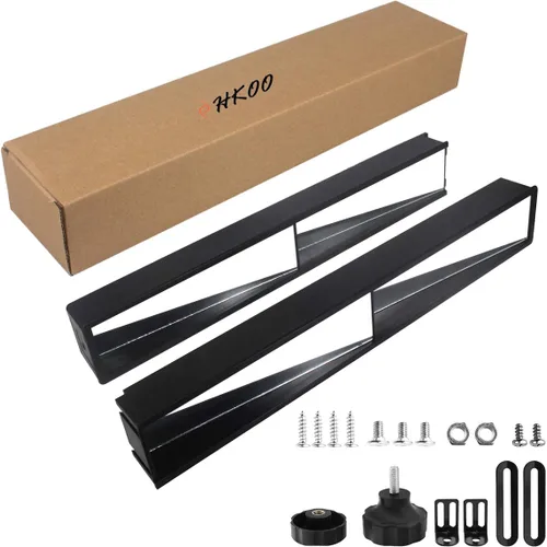 Miniatura 3 de Espejo retrovisor para carrito de golf, HKOO Espejo de carrito de golf, espejo retrovisor universal de 4 paneles para carritos de golf EZGO, Club CAR
