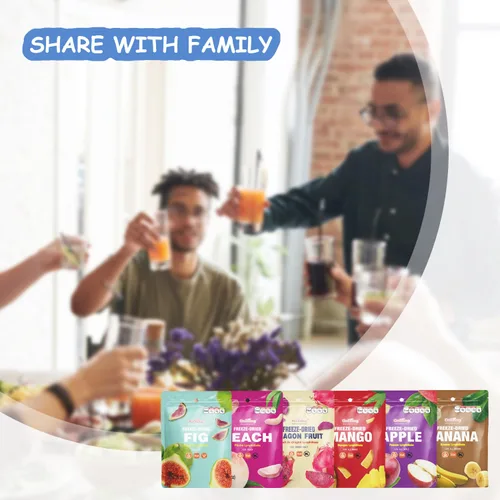 Miniatura 8 de ONETANG Fruta mixta liofilizada, paquete de 12 unidades, sin OMG, Kosher, sin azúcar añadida, sin gluten, vegano, regalos de vacaciones, aperitivo