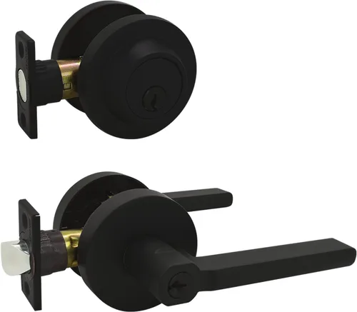 Miniatura 9 de Nuk3y Thor Series Slim Round Modern Contemporary (cerrojo de seguridad [cilindro único], negro mate)