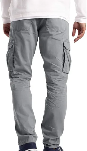 Miniatura 4 de Cargo Pants for Men Baggy Relaxed Fit Causal Work Trousers Outdoor Hiking Cargo Sweatpants Pockets Athletic Joggers