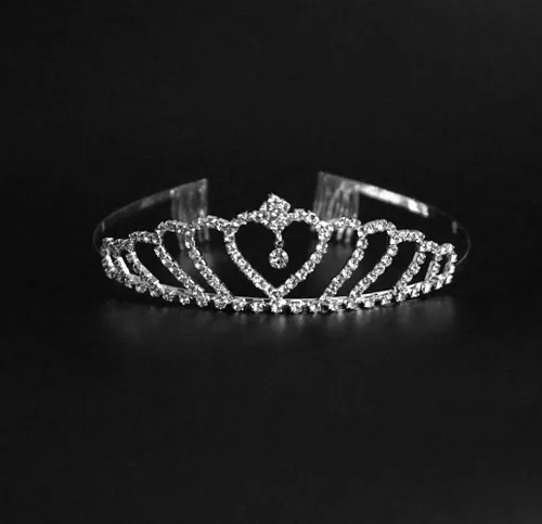 Miniatura 3 de Banda de satén de oro rosa con purpurina y diamantes de imitación para novia y velo en cascada central con borde de cinta doble blanca con peine