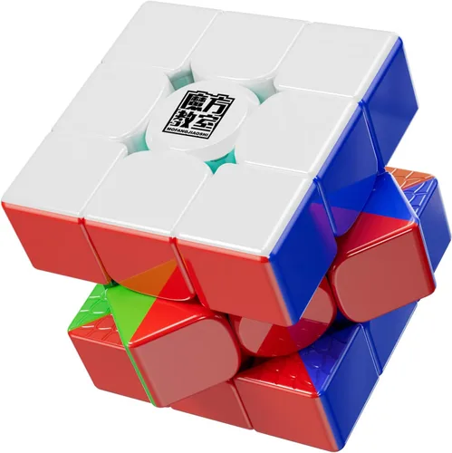 Miniatura 10 de Moyu RS3M V5 SE Ball Core recubierto UV 3x3 SpeedCube, rompecabezas 3x3 sin calcomanías RS3M V5 MagLev Master Cube (MagLev+Ball Core Magic Clothes)