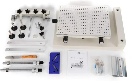 Miniatura 3 de Impresora de la pasta de la soldadura 3040, impresora de la plantilla del PWB de la pantalla de SMT/SMD de la pantalla manual de SMT MAX 250X400MM