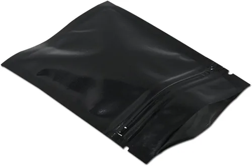 Paquete de 100 bolsas de 5,8x7,9 cm Mylar para cierre de cremallera, reutilizables, pequeñas, de papel de aluminio, paquete de cierre de cremallera