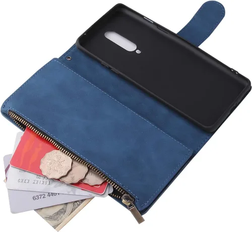 Miniatura 3 de Asuwish Compatible with OnePlus 8 OnePlus8 5G UW Tmobile Wallet Case Tempered Glass Screen Protector and Flip Cover Card Holder Phone Cases for One