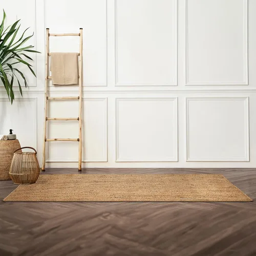 Miniatura 23 de Hausattire Alfombra Trenzada Bohemia de 2'x3' - Multicolor, Alfombras Pequeñas de Yute y Algodón Estilo Granja para Entrada, Sala