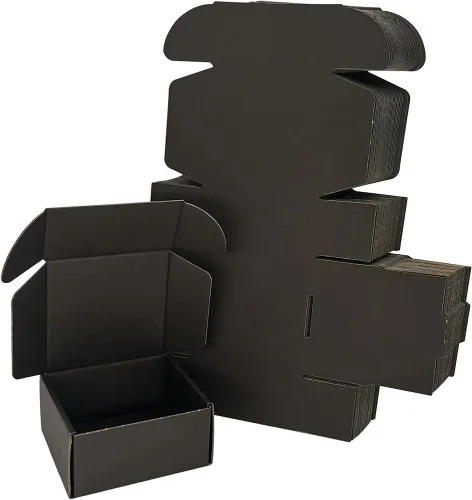 Miniatura 10 de Cajas de envío pequeñas de 9 x 6 x 2 pulgadas, paquete de 25 sobres de cartón corrugado blanco, suministros de embalaje para pequeñas empresas