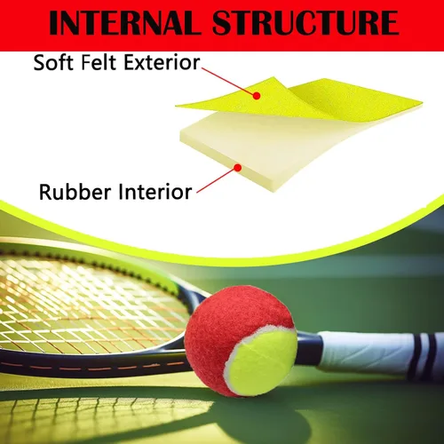 Pelotas de tenis de baja compresión para principiantes, jóvenes, niños, entrenamiento para un fácil transporte