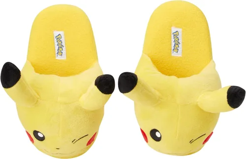 Miniatura 4 de Pokemon Pantuflas para niños Pantuflas peludas de felpa Pikachu y Pokeball (niño pequeñogrande)