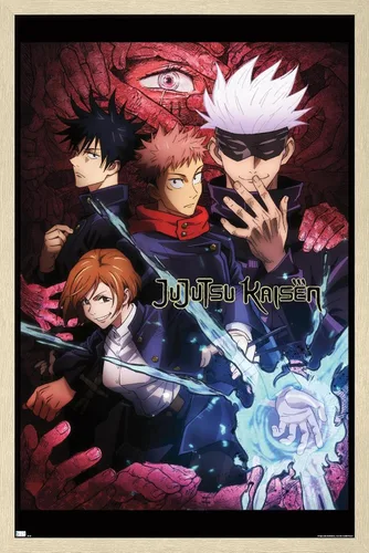 Miniatura 13 de Jujutsu Kaisen - Póster de pared inglés de una hoja, 22.4 pulgadas de largo x 14.7 pulgadas de ancho, versión premium sin marco