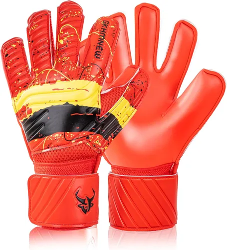 Miniatura 10 de Guantes de portero de fútbol – Nivel profesional de agarre superior, protección mejorada para los dedos, transpirables y duraderos comodidad