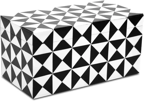 Miniatura 99 de Handicrafts Home Caja de recuerdo decorativa de 8 x 5 – Pequeña caja organizadora con tapa, almacenamiento decorativo Boho, caja de memoria retro