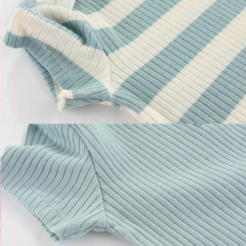 Miniatura 58 de Body de manga corta para bebé recién nacido, ropa de algodón de una pieza, 5 unidades, 0-12 meses