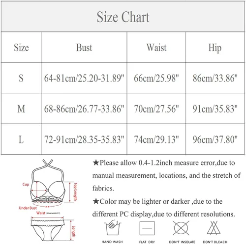 Miniatura 4 de Womens Halter Swimsuit Drawstring Ruched Printing High Waist Bikini Two Piece Beachwear with Boyshorts