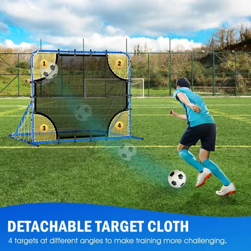 Miniatura 5 de Soccer Baseball Rebounder Net, Soccer Goal Net, Volleyball Softball Rebound Pitchback Net Quick-Switch Angle Training for Control, Passing Practice
