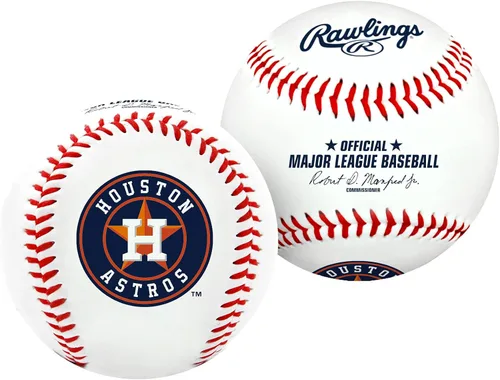 Miniatura 26 de Rawlings Béisbol oficial de la MLB 2026 con logo del equipo Todos los 30 equipos de la MLB disponibles