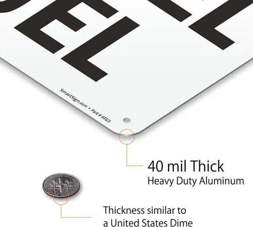Miniatura 5 de SmartSign Letrero "Diesel Combustible" Aluminio de 7" x 10