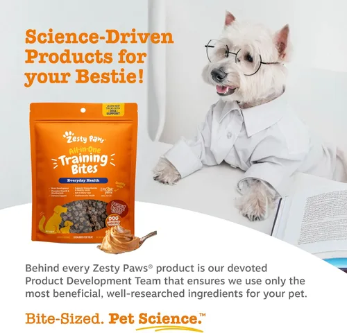 Miniatura 6 de Zesty Paws Golosinas de entrenamiento para perros y cachorros, golosinas para entrenamiento para perros, masticables saludables para la salud