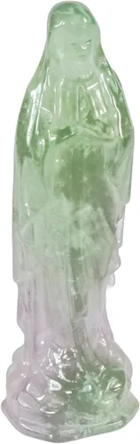 Miniatura 13 de mookaitedecor Estatua decorativa de la Virgen María de cristal de obsidiana negra para religiosa y decoración del hogar, 3.465-3.622 in