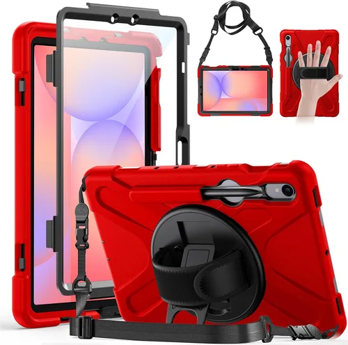 Miniatura 26 de Gerutek Funda para Samsung Galaxy Tab S6 Lite de 10.4 pulgadas 2024/2022/2020, funda protectora de cuerpo completo con protector de pantalla