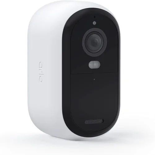 Arlo Essential Cámara de Seguridad 2K 2ª Generación, Cámara Inalámbrica para Interior/Exterior con Foco, Audio Bidireccional, Visión Nocturna a