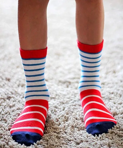 Miniatura 7 de Jefferies Socks Paquete de 12 pares de calcetines a rayas multicolor para niños