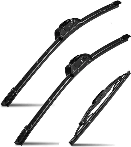 Miniatura 11 de Juego de 3 limpiaparabrisas de repuesto para GMC Terrain Chevy Equinox 2010-2017, 24 + 17 + 13 pulgadas (juego de 3)