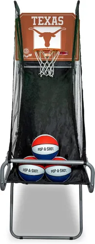 Miniatura 28 de Pop-A-Shot - Tailgate Game with NCAA Graphics l Arcade Basketball Inside, Out, and On The Go Infrared Sensor Scoring 3 Balls Foldable