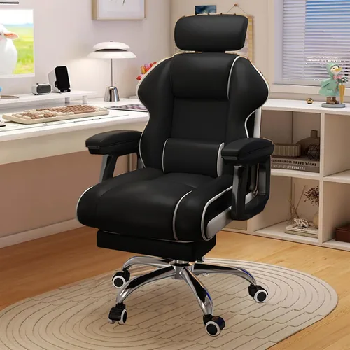 Miniatura 7 de Executive Office Chair Reclining with Footrest Ergonomic Computer Desk with Lumbar Support Big and Tall Home High Back Gaming Chair for Office Home