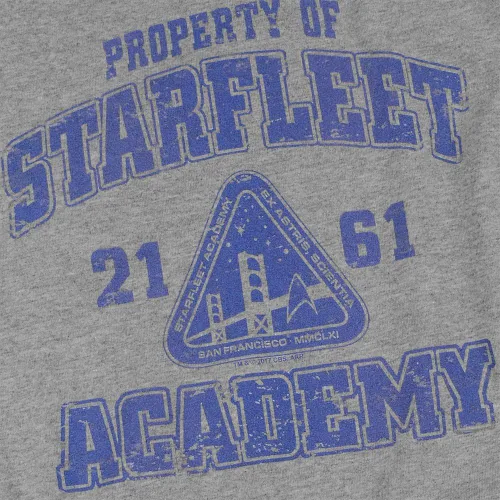 Miniatura 5 de Popfunk Star Trek Distressed Starfleet Academy Unisex Adult T Shirt