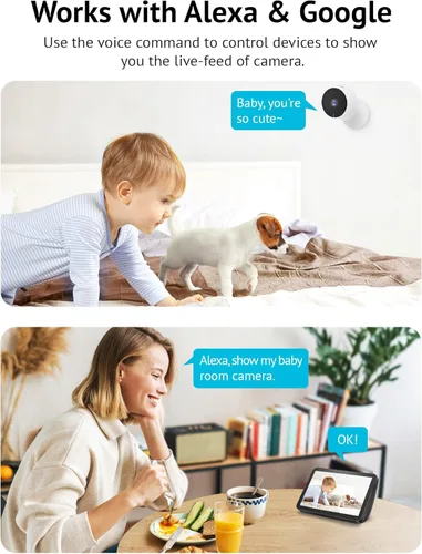 Miniatura 8 de LaView Cámaras 2K de 4MP para seguridad del hogar en interiores, cámara de seguridad para el hogar 5G y 2.4GHz para bebé/anciano/mascota/niñera